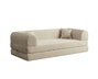 Atelier Del Sofa Legom Eco - Sofá-Cama de 3 Plazas Crema
